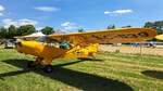 Piper PA 18 (L-18C) Super Cub, D-EFBR, Flugplatz Landshut (EDML), 4.7.2026