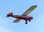 Piper PA 18-95 Super Cub, D-ELGC gestartet in Gera (EDAJ) am 13.8.2016