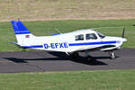 Piper PA-28-161 Cadet, D-EFXE auf dem Rollweg in EDKB - 18.09.2025