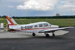 Piper PA 28-161 Warrior II - D-EGOF - an der Tankstelle in Bonn-Hangelar - 07.07.2012