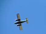 Piper PA-30-160 Twin Comanche (D-GAST), kreist im Flugraum über Ried i.I.; 150805