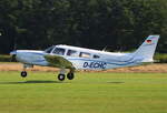 Private Piper PA-32R-301 Saratoga SP, E-ECHC, Flugplatz
Bienenfarm, 09.08.2025