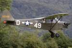 Private, HB-ODN, Piper, L4B Cub, 22.08.2009, Kestenholz, Switzerland       