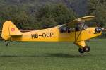 Private, HB-OCP, Piper, L4H Cub, 22.08.2009, Kestenholz, Switzerland     