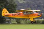 Private, HB-OKP, Piper, L4J Cub, 22.08.2009, Kestenholz, Switzerland 