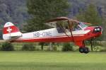 Private, HB-ONE, Piper, L49 Cub, 22.08.2009, Kestenholz, Switzerland 

