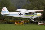 Private, HB-PQP, Piper, PA18-150 Super Cub, 22.08.2009, Kestenholz, Switzerland 



