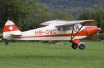 Private, HB-OVC, Piper, PA12 Super Cruiser, 22.08.2009, Kestenholz, Switzerland 

