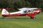 Private, HB-OXX, Piper, PA18-150 Super Cub, 22.08.2009, Kestenholz, Switzerland 

