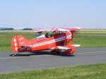 N44JT, Pitts S1-S, Flugplatz Gera (EDAJ), 2.7.2015