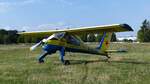 PZL 104 Wilga 35, D-EOXQ, Flugplatz Gera (EDAJ), 24.9.2022