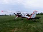 PZL 104 Wilga 35 D-EWRC bei den DM im Segelflug auf dem Flugplatz Zwickau (EDBI)am 28.5.2011