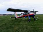 PZL 104 Wilga 35 RA-1631K auf dem Flugplatz Zwickau (EDBI)bei den DM im Segelflug am 28.5.2011