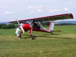 PZL 104 Wilga 35, D-EWRC, Flugplatz Rudolstadt-Groschwitz (EDOK),26.7.2014