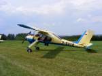 PZL 104 Wilga 35,D-EOXR,Flugplatz Rudolstadt-Groschwitz (EDOK),26.7.2014