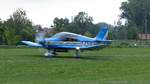 Robin DR 400/180 Regent, D-EZHB, Flugplatz Moosburg auf der Kippe (EDPI), 3.9.2022