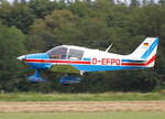 Private Robin DR-400/180, D-EFPQ, Flugplatz Bienenfarm, 08.08.2025