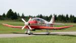 Robin DR 400 / 180 Regent D-ECER Flugplatz Knigsdorf 04.09.2011