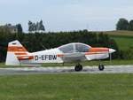 Robin R 2160 Alpha Sport, D-EFBW ist gelandet in Gera (EDAJ) am 17.8.2019