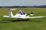 Columban MC-15 CriCri D-GKMP, das kleinste 2-motorige Luftfahrzeug der Welt, Flugplatz Wershofen 02.09.2012