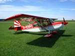 Einmotoriges Sport-und Reiseflugzeug  Super Decathlon ,
Tannheim, Aug.2008 