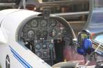 Blick ins Cockpit der Sportavia RF-5 des Flugsportverein Karlsruhe (05.09.10)