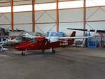 Tecnam P2006T, D-GCWM im  Hangar in Hof (EDQM) am 17.7.2022