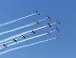 12mal Vans RV in verschiedenen Varianten hier bei der Sun`N Fun Airshow am Lakeland-Linder International Airport (LAL/KLAL) am 17.4.2026 Es ist der gr��te in den USA aktive Verband.