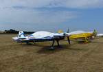 Xtreme Air XA-42, D-EIXA auf dem Vorfeld in Gera (EDAJ) am 25.7.2020