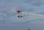 JAK 52 LY-FOG und Pitts S 2B N92ED beim Überflug des Flugplatzes Hammelburg (EDFJ) am 18.7.2025
