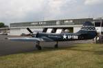 Jak-52 / Yak-52 SP-YNH des Yak-Team Wmme aus Weser / Wmme am 28.06.2014 auf dem Flugplatz Anklam / MV beim Flugplatzfest.