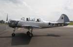 Jak-52 / Yak-52 SP-YFG des Yak-Team Wmme aus Weser / Wmme am 28.06.2014 auf dem Flugplatz Anklam / MV beim Flugplatzfest.