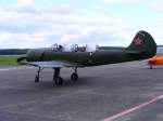 SP-YDG, YAK-52, Flugplatz Altenburg Nobitz (EDAC), 5.9.2015