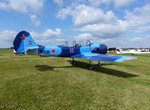 Jakowlew YAK-52, SP-YUH, Flugplatz Gera (EDAJ), 13.8.2016