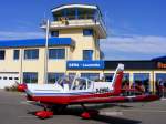 Zlin 42 D-EWMQ Flugplatz Gera EDAJ beim Zlintreffen am 27.9.2008