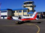 Zlin42 D-EWMF (ex. DDR-WMF) auf dem Flugplatz Gera (EDAJ) am1.10.2011