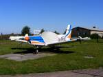 Zlin 42 D-EWOC auf dem Flugplatz Gera (EDAJ) am 1.10.2011
