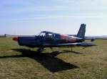 Zlin 43 D-EKMN Flugplatz Gera Zlin Treffen 27.9.2008