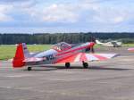 D-EWQL, Zlin 526 AFS Akrobat Spezial, Kunstlfugstaffel Aero Gera, Flugplatz Altenburg Nobitz (EDAC), 5.9.2015