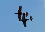 Kunstflugstaffel Aero Gera Zlin 526AFS Akrobat, D-EWQC/D-EWQL, Flugplatz Strausberg, 28.06.2015