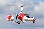 Autogyro Europe Calidus 09, D-MLEU. Flugplatzfest Wershofen, 01.09.2018.