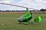Cavalon Turbo der Fa. Autogyro, D-MAVL rollt in Müggenhausen zum Start - 11.08.2013