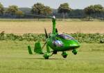 Cavalon Turbo der Fa. Autogyro, D-MAVL bei der Landung in Müggenhausen - 11.08.2013
