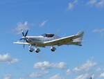 Aerospool WT-9 Dynamic, D-MFCM vor der Landung in Moosburg auf der Kippe (EDPI) am 5.9.2026