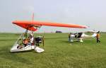 UL Trike Royal 912 und UL Dolphin auf dem UL-Flugplatz Mggenhausen - 09.08.2009