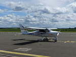 Tecnam P-92 Echo MK 2, D-MMFQ, Flugplatz Gera (EDAJ), 29.5.2025
