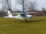 Tecnam P-92 Echo, D-MPEK, Flugplatz Moosburg auf der Kippe (EDPI), 8.3.2026