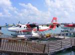 8Q-TME, DHC-6 Twin Otter, Trans Maldivian Airways, Male Wasserairport (MLE) 10.3.2015