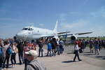 5508. Kawasaki P1. Maritime Patrol Aircraft (Seeaufklärer) aus Japan. Antrieb durch vier Turbofan-Triebwerke XF7-10 mit je 50kN Schub. Vmarsch 830km/h. Reichweite=8000km. Dienstgipfelhöhe=13520m. Foto: ILA 2018