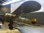 Schulflugzeug PWS 26, Konstrukteur August Bobek-Zdaniewski, 239 PS Motor, ein starres 7,7-mm-MG Vickers, Kennung 81-123, Luftfahrtmuseum Krakau (14.09.2021)